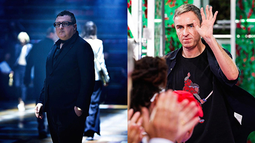 Raf Simons 与 Alber Elbaz