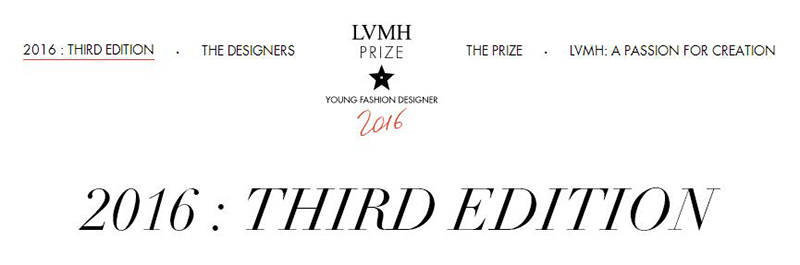 2016 LVMH PRIZE