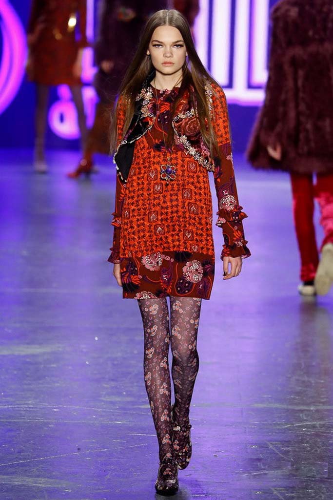 ANNA SUI,纽约时装周，2016